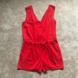 Zara Red Romper-